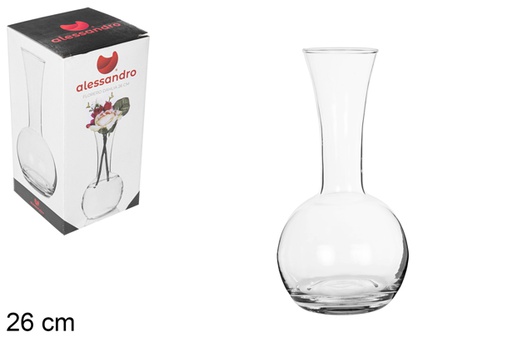 [109189] Vaso de vidro Dahlia 26 cm