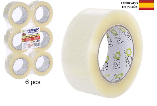 [110015] Nastro adesivo trasparente 48x200 cm