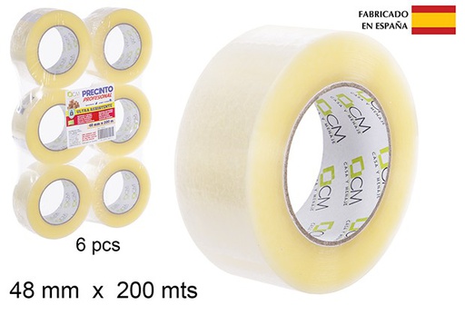 [110019] Professional clear tape 48x200 cm