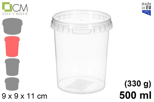 [110461] Multipurpose plastic container 500 ml (0,33 kg)