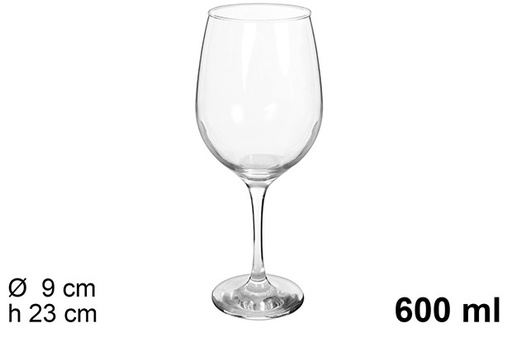 [204527] Gobelet à eau en verre Barone 600 ml