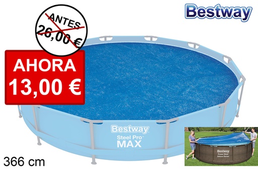 [204907] Copertura solare per piscina Steel Pro 366 cm