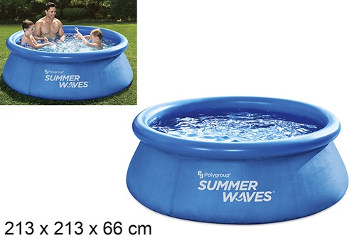 [205076] Piscina hinchable anillo familiar 213 cm