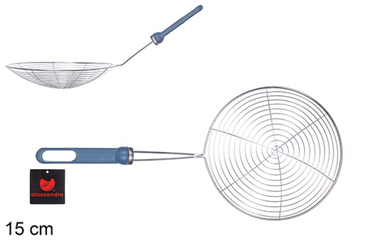 [110389] Stainless steel skimmer 15 cm