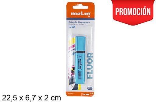 [204710] Rotulador flúor azul