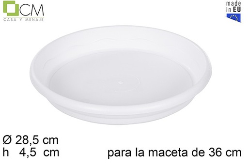 [110475] Sottovaso Elsa bianco 36 cm