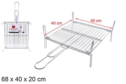 [110542] Metal grill 40x40 cm