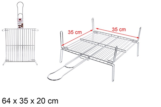[110541] Metal grill 35x35 cm