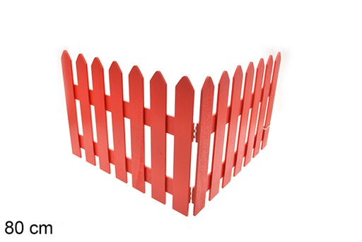 [205303] Wooden fence for red tree base 80 cm