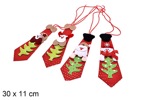 [205411] Cravate de Noël assortie 30x11 cm