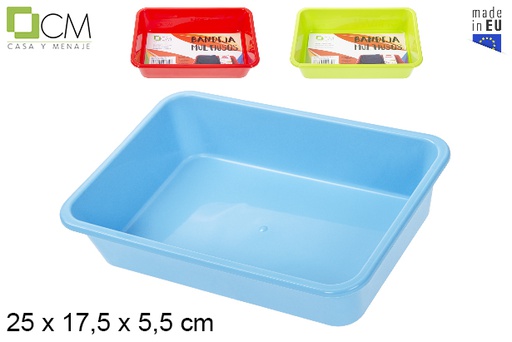 [102984] Bandeja plástico colores surtidos nº2