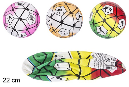 [110886] Pallone sgonfiato colori assortiti 22 cm