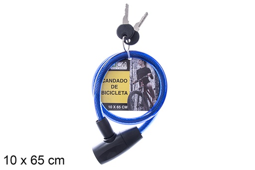 [110729] Cadeado de bicicleta 10x65 cm