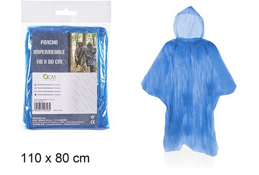 [110726] Poncho impermeable 110x80 cm