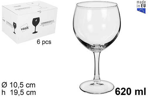 [112029] Verre en cristal pour boissons mélangées 620 ml