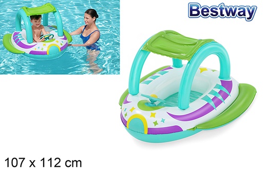 [206123] Bateau gonflable pour enfants 107x112 cm