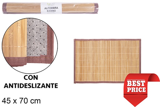 [111674] Natural bamboo rug 45x70 cm