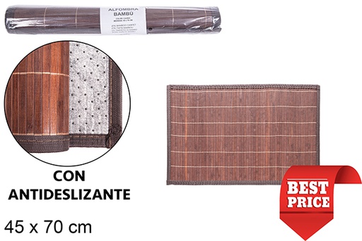 [111678] Mahogany bamboo rug 45x70 cm  