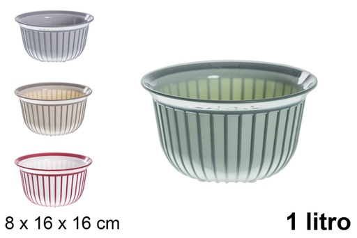 [111962] Bol en plastique Linea 1 l.
