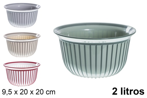 [111963] Monna plastic bowl 2 l.