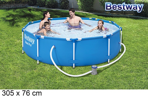 [204892] Piscine tubulaire ronde 305x76 cm