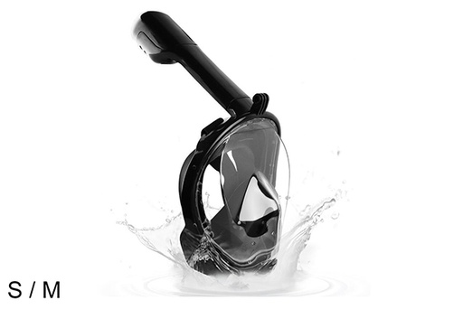 [112183] Black snorkel mask S/M