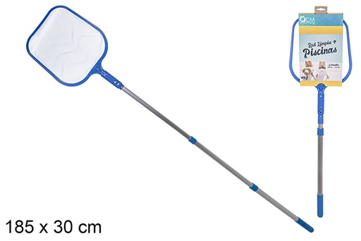 [112202] Rete pulizia piscina estensibile 185x30 cm