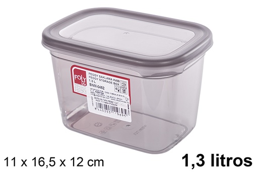 [111969] Peggy lunch box with lid 1,3 l.
