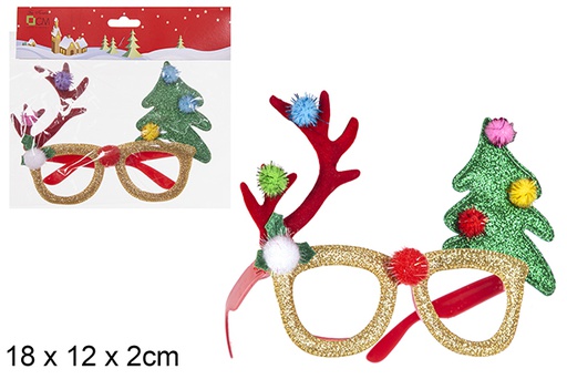 [112377] Lunettes de Noël décoration d'arbre de Noël