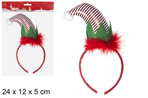 [112388] Diadema navidad decorada gorro payaso