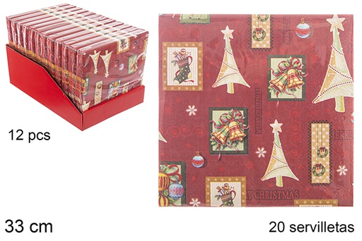 [113936] 20 servilletas decorada navidad 3 capas 33cm-5