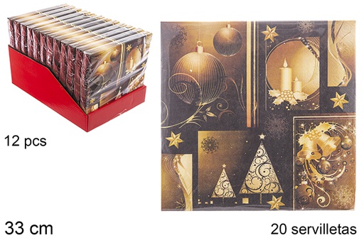[113942] 20 servilletas decorada navidad 3 capas 33cm-11