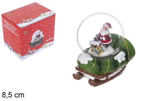 [114146] Luminous Christmas water globe 8,5 cm