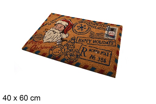 [206431] Christmas doormat letter to Santa Claus 40x60 cm