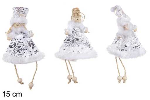 [206812] Christmas white ballerina pendant 15 cm