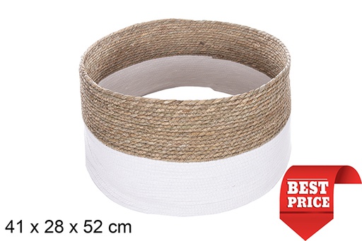 [114160] Base árbol seagrass cuerda papel color blanco 41x28 cm