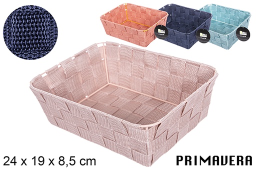 [112113] Primavera nylon basket colors 24x19x8,5 cm