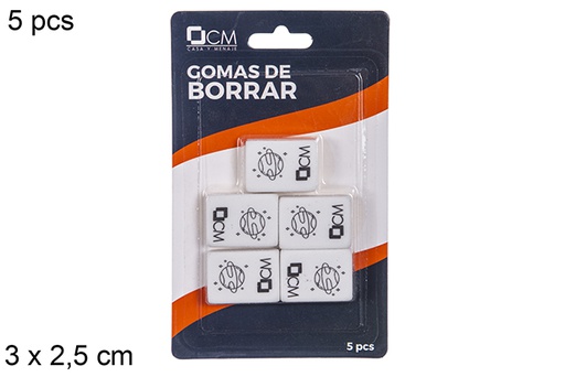 [112220] Pack 5 gomas de borrar 