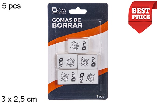 [112220] Pack 5 gomas de borrar 