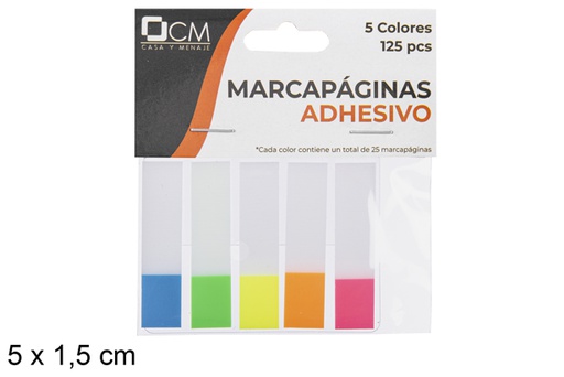 [112214] Marcapagina transparente/color surtido