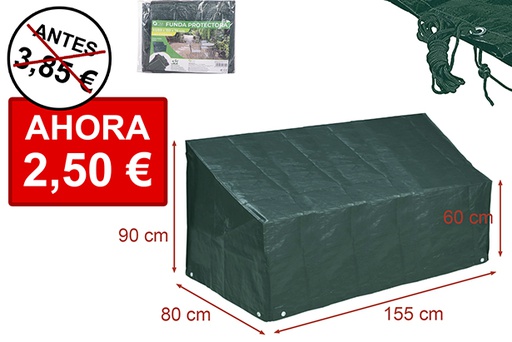 [111615] Housse de protection extérieure pour canapé 155x80x90/60 cm