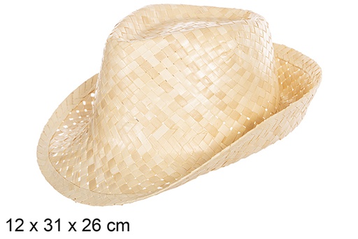 [112305] Cappello Borsalino in paglia leggera