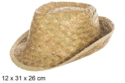 [112306] Chapéu de palha colorido Borsalino
