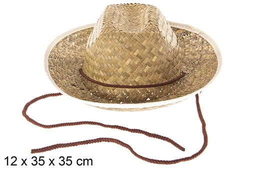 [112333] Chapeau de Cowboy blanc