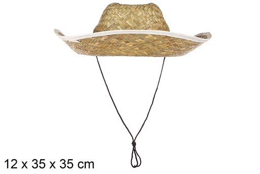 [112333] Sombrero cowboy blanco