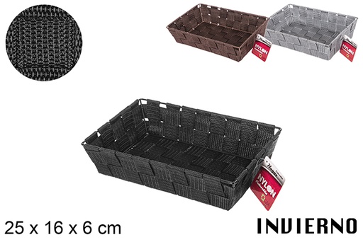 [112346] Invierno colored nylon basket 25x16x6 cm