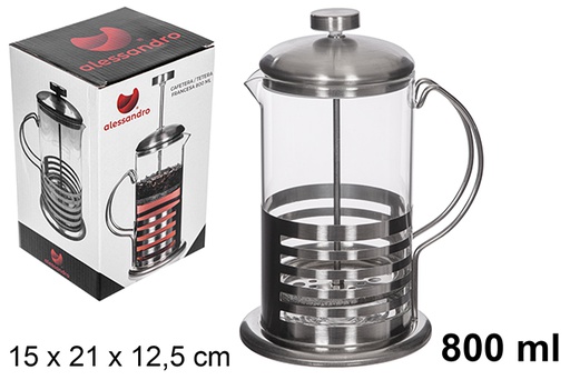 [112973] Cafetière/théière française 800 ml