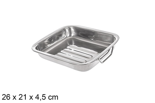 [114394] Steel oven tray 25 cm