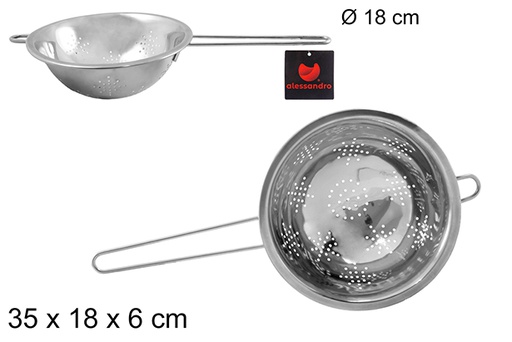 [113531] Metal strainer 18 cm