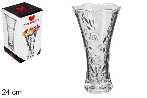 [113543] Vase en verre London 24 cm